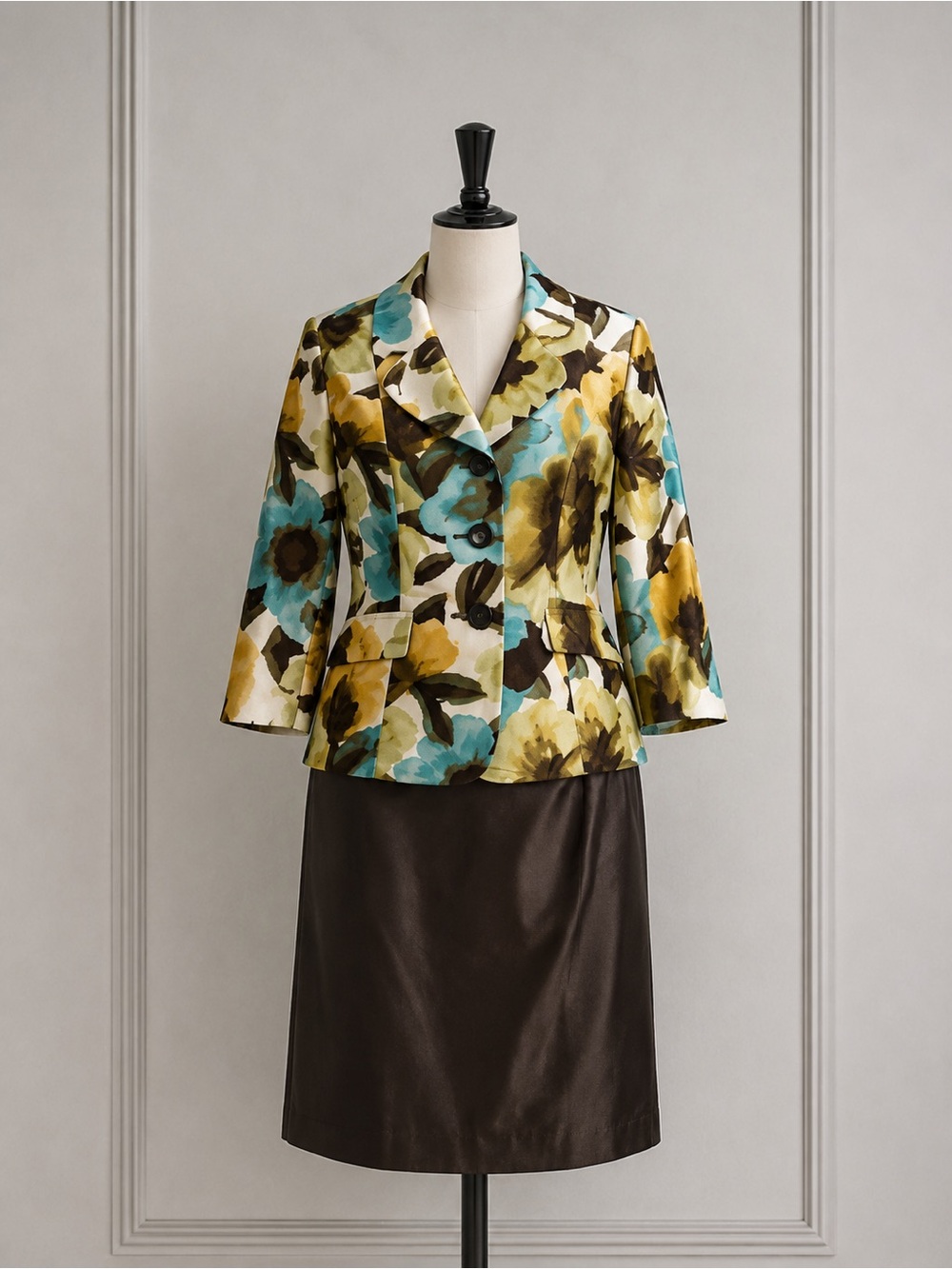 Kasper Floral Shirt Suit